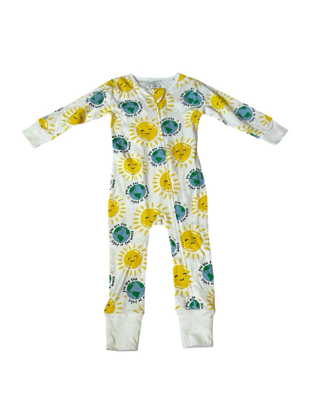 Holy Pals Footless One Piece Pajama Light of The World Size 18-24M